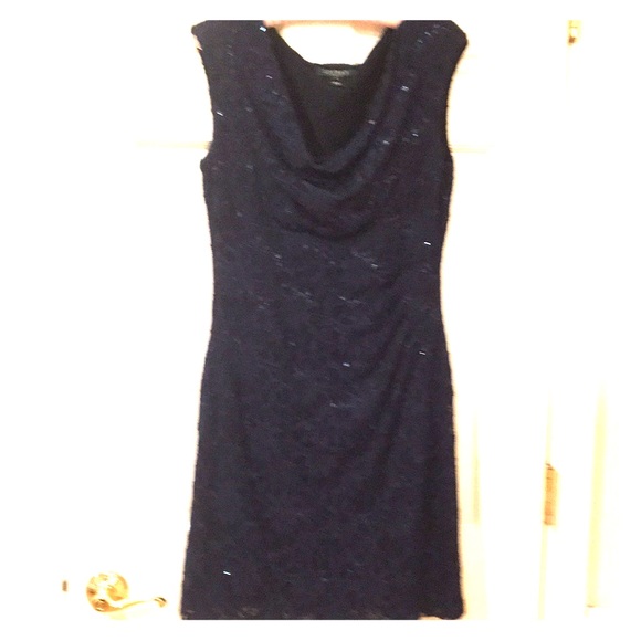 Ralph Lauren Dresses & Skirts - Ralph Lauren navy blue lace/sequin dress Ralph Lauren Dresses & Skirts - Ralph Lauren navy blue lace/sequin dress